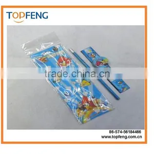 Promotional Kids Stationery Set With Pencil Rubber Ruler Sharpener thumbnail-1