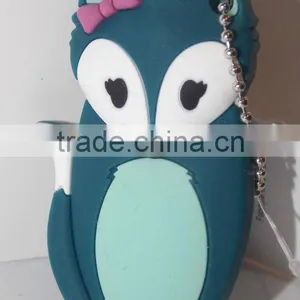 Bath and Body Works Blue Teal Fox Nail Clippers Finger Toe Keychain Travel Cute NWT thumbnail-1