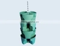 Plastic Hanging Pots, Stackable/hangable Flower Pot for Vertical Garden thumbnail-2