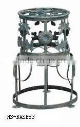 Trade Assurance Antique Cast Iron Urn Base Garden Flower Pot Base Supplier thumbnail-1