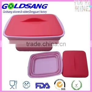 Silicone Feeding Bowl Water Dish Collapsible Travel Portable Bowl thumbnail-1