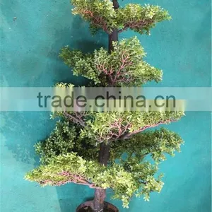 Home Garden Decoration 50cm to 160 cm Hight Small Indoor Canadian Artificial Green Pot Plastic Similar Pine Trees ELSPZ02 0904 thumbnail-4