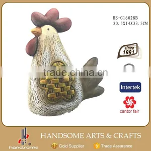 Decorative Rooster Porcelain Animal Figurines Garden Statues thumbnail-1