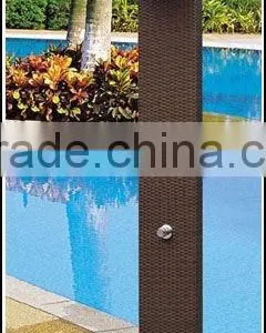 Outdoor Rattan Shower With Aluminum Frame thumbnail-1