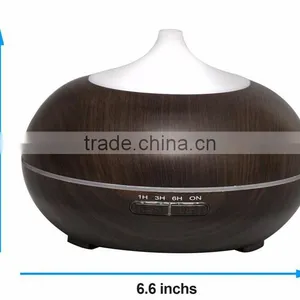 2017 New Trending Product 300ml Wood Grain Electric Aromatherapy Ultrasonic Aroma USB Essential Oil Diffuser thumbnail-4