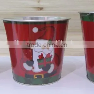Wholesale Gift Metal Christmas Bucket thumbnail-1