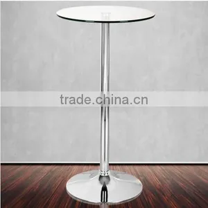 Modern Glass Top Bar Table thumbnail-2