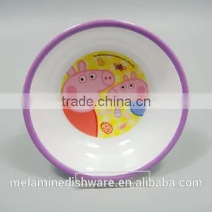 Food Grade Safety 100% Melamine Kid Children Dinnerware Set/kid Children Dinner Bowl and Cup thumbnail-3