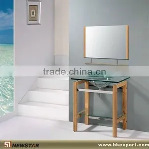 Simple Wooden Vanity for Hotel thumbnail-1