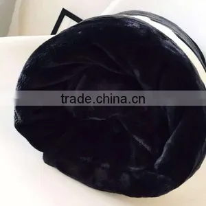 HOT Brand Black Throw Flannel Fleece Blanket 150x200cm With Luxury Brand Logo Shawl Nap Travel Blankets Couverture Polaire Manta thumbnail-3