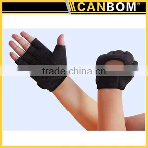 China Exercise Gym Fitness Sport Gloves/Gym Training Short Finger Gloves thumbnail-4