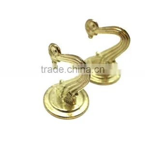 Nice Curtain Tie Backs With Brassed Finish 35mm, Hold Back With Screw, Tie Back With Screw thumbnail-3