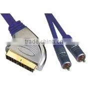 Nickel Plated Scart Cable thumbnail-1