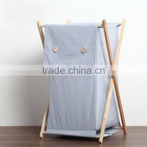 Dirty Clothes Bag Laundry Basket Jutashing Hamper Storage Barrel Toys Pouch Unique e Foldable PE Coating W thumbnail-1