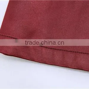 2015 Maxnegio Latest A-line Flower Polyester Spandex Evening Dress Red Short thumbnail-3