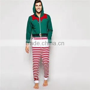PA0009A Loungewear Christmas Elf Onesie With Bells thumbnail-1