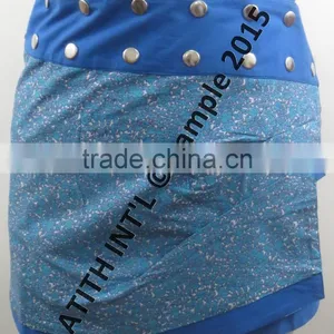 100% Cotton Ladies Printed Mini Skirt thumbnail-1