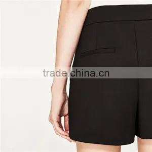 Summer Hot Sale Simple Design High Waisted Shorts With Side Pockets thumbnail-4