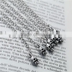 Ear Cuff Clip On Stud Wrap Earrings Antique Silver Tassel Halloween Skull 14.9cm x 3.4cm thumbnail-2