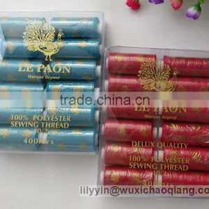 Cotton Poly Spun Core Sewing Thread,polyester Exquisite Embroidery Thread,cotton Embroidery Thread in Box thumbnail-1