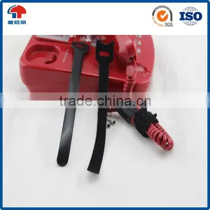 Thin Adjustable Hook & Loop Cable Ties For Data Room Telecom Cable Management thumbnail-1