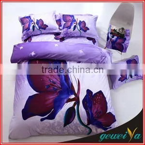 Cotton Custom 3D Flower Printing Chiniot Furniture Bed Sets thumbnail-1