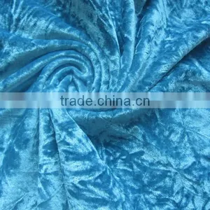 100% Polyester Curshed Velourt,shining Velour,garment Fabric thumbnail-1