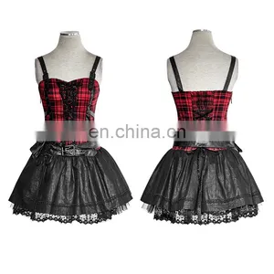 Punk Rave Black Dolly Punk Dress Q-310 thumbnail-1
