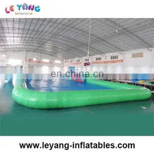 Giant 25m Rectangle Inflatable Swimming Pool With Slide for Equipment Water Park thumbnail-3