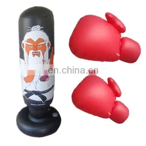 Inflatable Punching Bag With Boxing Gloves thumbnail-1