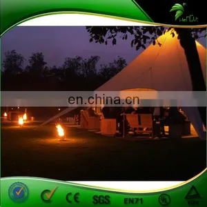 China Manufacturing Waterproof Alloy Beach Star Shaped Hotel Tent, Star Tent for Sale thumbnail-1