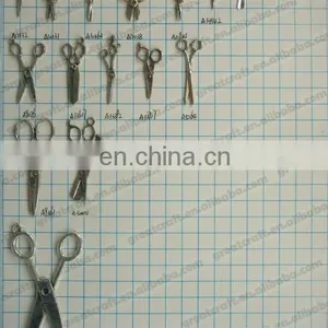 Zinc Metal Alloy Charm Pendants Scissors Antique Silver thumbnail-1
