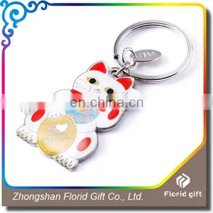 Hot Sale Cheap Custom Shaped Metal Keychain thumbnail-1