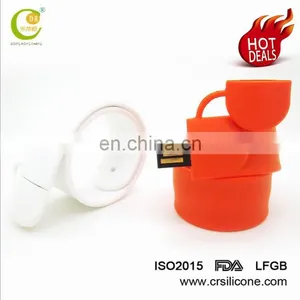Custom Usb2.0 3.0 Christmas Gift Present Silicone Wristband/Convenient Bracelet Usb Flash Drive thumbnail-3