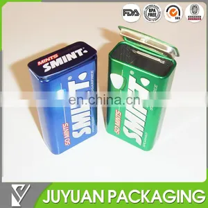 Classic Metal Pill Mint Box With Hinged Lid thumbnail-1