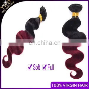Ombre Hair Extensions Cheap 8A Brazilian Virgin Hair Body Wave1B/BUG Brazilian Human Hair Weave Bundles 10-26inch Paypal Accept thumbnail-6