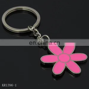 Metal Enameled Flower Keychain Most Popular for Girls thumbnail-1