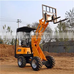 HYSOON 700kg Mini Wheel Loader for Sale thumbnail-4