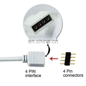 2M 6.6ft 4pin Extension Cable Connect Female Plug Used for SMD 5050 RGB LED Strip Light thumbnail-3
