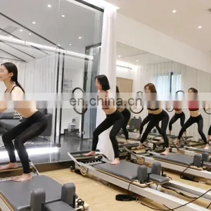 New Product Folding Pilates Reformer Of Aluminium Reformer Cheap With High Quality Reformer Pilates Aluminium Equipment SRP02 thumbnail-7