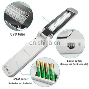 2020 Hot Sales Foldable UVC Sanitizer Lamp Handheld uv Light Sterilizer Portable thumbnail-5