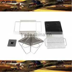 Outdoor Folding BBQ Barbecue Cooking Grid thumbnail-2
