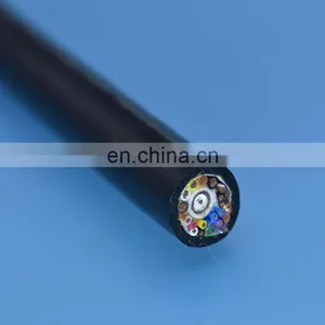 PUR Sheath Bare Copper Wire Underwater Electrical Twisted Pair Cable With RG59 Underwater Camera Cable thumbnail-3