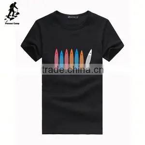 Wholesale Hot Sale 3 Colors Contrast Color Mens t Shirt thumbnail-1