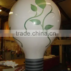 Light Bulb Custom Inflatable Balloon Leaves Logo thumbnail-1