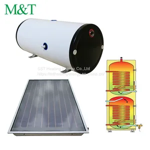 Flat-Plate 200ltr Commercial Concentrated Diy Solar Power Water Heater Kit Italy thumbnail-1