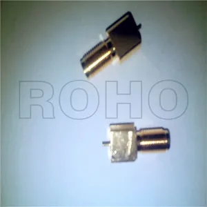 Straight Gold Plated RF Coaxial Female Jack MCX Connector for LMR240 400 Cable thumbnail-5