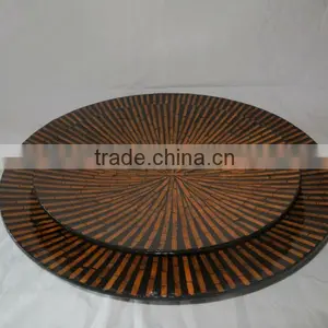 Round Mother of Pearl Dish thumbnail-1