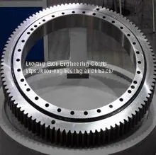 Small Tower Crane Slewing Ring Bearing,Trailer Ball Bearing Turntable Slewing Ring thumbnail-2