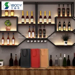 Custom White Cardboard Single Bottle Red Wine Bag Gift Packaging Bag thumbnail-5